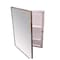 Ketcham 16" x 22" Builders Grade Recessed Polystyrene SS Framed Cabinet 672 - alternate 1
