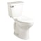 American Standard Cadet Pro RHe Elong 10 Inch Rough-In 1.2, 1.28 gpf, Cadet Flushing System, Floor Mount, Elongated 215AB.104.020 - alternate 1