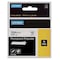 Dymo Label Tape Cartridge, Black/Metallic Silver, Labels/Roll: Continuous 18486 - alternate 1