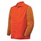 Steiner Welding Jacket, M, 9 oz Cotton with Cowhide Sleeves, Snaps Closure 1250-M - alternate 1