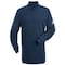 Bulwark Men's Flame-Resistant Mock Turtleneck Shirt, 8.9 cal/sq cm, L, Excel FR(R) SEK2NV LN L - alternate 1