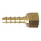 Zoro Select Hose Barb, 1/4 In Barb, 1/4 In FNPSM, Brass 6AFR9 - alternate 5