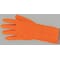 Ansell AlphaTec Chemical Resistant Gloves, Natural Rubber Latex, 13 in L, 0.75 mm, Orange, 10, 1 PR 87-208 - alternate 2