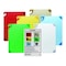 San Jamar Cutting Board Set, 15x20, 6 Boards CBG1520KC - alternate 1
