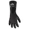 Showa 7714R Chemical Resistant Gloves, PVC, 14 in L, 18 mil, Black, L, 1 PR 7714R - alternate 1