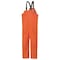 Helly Hansen Rain Bib Overall, Polyester, 31 1/2 in Inseam, 31 in Waist, 35 mil Thickness, Orange, M 70529_290-M - alternate 1