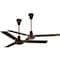 Qmark Industrial Ceiling Fan, 5 ft Blade Dia, 3 Blades, Variable Speeds, 120V AC, Brown 60001HP-BRN - alternate 2