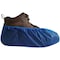 International Enviroguard Disposable Shoe Covers, CPE, Blue, Slip Resistant Sole: Yes , Universal 3607B - alternate 1