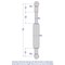 Bansbach Easylift Gas Spring AN041-550* - alternate 2