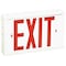 Big Beam Exit Sign, White, 2 Face(s), LED, Universal Mount, Not Battery Powered XFL2RWW-U - alternate 1