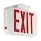 Compass LED Lighted Exit Sign, Black, 1 or 2 Face(s), LED, Nickel-Metal Hydride CCRGRCB - alternate 1