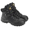 Thorogood Shoes Men's 6-Inch Work Boot, 8 D, Steel Toe, 6 in H, Black, 804-6365 804-6365 D 8 - alternate 1