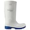 Dunlop Unisex Tall Rubber Boots, Steel Toe, Blue, White, 4 6113155 - alternate 1