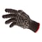 Impacto Coated Gloves, Chloroprene, Blocks, Palm, Not Rated Abrasion Level, L (9) 1 PR BLACKMAXXISO40 - alternate 2