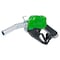 Fill-Rite Fuel Nozzle, Green, Curved, 7 in Aluminum Spout N100DAU13G - alternate 1