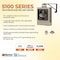 Markel Products Fan Forced Electric Unit Heater, 1 or 3 Phase, 208V, 3.3kW, 17-3/4 in H, 14-7/16 in W 5103NF2F - alternate 2