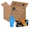 Ansell G10, Disposable Gloves, 6 mil Palm, Nitrile, Powder-Free, L ( 8 1/2 ), 100 PK, Blue 54423 - alternate 1