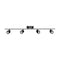 Afx Core 4 Light LED Fixed Rail, Black CRRF4450L30BK - alternate 1