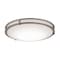 Afx LED Flush Mount, 18 in D, Silver, Steel CAF18L5AJUDSN-BB - alternate 1