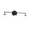 Afx Pearl 3 Light LED Vanity, Black, 24in PRLV2408L30D1BK - alternate 1