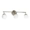 Afx Pearl3LightLEDVanity, SatinNickel, 24in PRLV2408L30D1SN - alternate 1