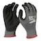 Milwaukee Tool Cut-Resistant Coated Gloves, Cut Level A5 , Dipped , Nitrile , Sandy , L ( 9 ) 12 PK 48-22-8952B - alternate 1