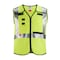 Milwaukee Tool AR/FR Cat.1 High Visibility Vest 4XL, 5XL Class 2 X Back, , Hook and Loop 10 Pockets, 2 Mic Tab, No 48-73-5314 - alternate 1
