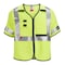 Milwaukee Tool AR/FR Cat.1 High Visibility Vest w/Sleeves S, M Class 3 U Back, , Hook and Loop 10 Pockets, No 48-73-5321 - alternate 1