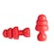Milwaukee Tool Reusable Silicone Replacement Banded Flanged Ear Plugs, Flanged Shape, 26 dB, Red, 5 PK 48-73-3205 - alternate 1