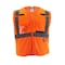 Milwaukee Tool Class 2 Breakaway High Visibility Orange Mesh Safety Vest - Small/Medium 48-73-5125 - alternate 1
