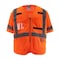 Milwaukee Tool Class 3 High Visibility Orange Mesh Safety Vest - Small/Medium 48-73-5135 - alternate 1