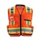 Milwaukee Tool Class 2 Surveyor's High Visibility Orange Safety Vest - Small/Medium 48-73-5165 - alternate 1