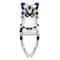 3M Dbi-Sala ExoFit(TM) X100 Fall Protection Harness, S, 420 lb, Quick-Connect Chest/ Tongue Leg Straps 1401105 - alternate 2