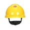 3M SecureFit(TM) Hard Hat, HDPE, 4 Point Ratchet, Type 1, Class G, Type 1, Class E, Yellow H-702SFR-UV - alternate 1