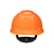 3M SecureFit(TM) Hard Hat, HDPE, 4 Point Ratchet, Type 1, Class G, Type 1, Class E, Orange H-706SFR-UV - alternate 2
