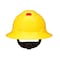 3M SecureFit, Full Brim Hard Hat, Type 1, Class E, Type 1, Class G, Ratchet (4-Point), Yellow H-802SFR-UV - alternate 1