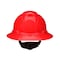 3M SecureFit, Full Brim Hard Hat, Type 1, Class E, Type 1, Class G, Ratchet (4-Point), Red H-805SFR-UV - alternate 1
