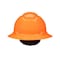 3M SecureFit, Full Brim Hard Hat, Type 1, Class E, Type 1, Class G, Ratchet (4-Point), Hi-Viz Orange H-807SFR-UV - alternate 2