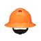 3M SecureFit, Full Brim Hard Hat, Type 1, Class E, Type 1, Class G, Ratchet (4-Point), Hi-Viz Orange H-807SFR-UV - alternate 1