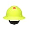 3M SecureFit, Full Brim Hard Hat, Type 1, Class E, Type 1, Class G, Ratchet (4-Point), Hi-Viz Yellow H-809SFR-UV - alternate 1
