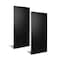 Triton Products (2) 24 In. W x 48 In. H x 1/4 In. D Black ABS Textured Pegboards with 1/4 In. Hole Size DB-2BK - alternate 1