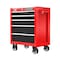 Craftsman S2000 Rolling Tool Cabinet, 5 Drawer, Black/Red, Steel, 26 in W x 18 in D x 34 in H CMST98264RB - alternate 1