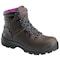 Avenger Safety Footwear Women's 6-Inch Work Boot, 8 M, Steel Toe, 6 in H, Brown, A8125 A8125 - alternate 1
