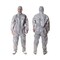 3M Coverall, 3XL, Gray, Non-Porous Film Lam 4570-3XL - alternate 1