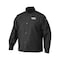 Lincoln Electric Welding Jacket, Cotton, 9 oz, 30 in Length, Button Closure, 1 Pockets, Black, M K2985-M - alternate 1