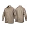 Lincoln Electric Welding Shirt, 32 in Length, Khaki, Cotton, M K3382-M - alternate 3