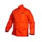 Lincoln Electric Welding Jacket, Cotton, 9 oz, 30 in Length, Snaps Closure, 1 Pockets, Orange, M K4688-M - alternate 1
