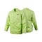 Lincoln Electric Welding Jacket, Cotton, 9 oz, 30 in Length, Snaps Closure, 1 Pockets, Lime, M K4689-M - alternate 3