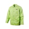 Lincoln Electric Welding Jacket, Cotton, 9 oz, 30 in Length, Snaps Closure, 1 Pockets, Lime, M K4689-M - alternate 1