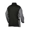 Lincoln Electric Welding Jacket, Cotton, Fabric, 9 oz, 30 in Length, Button Closure, 1 Pockets, Black/Gray, 3XL K4931-3XL - alternate 2